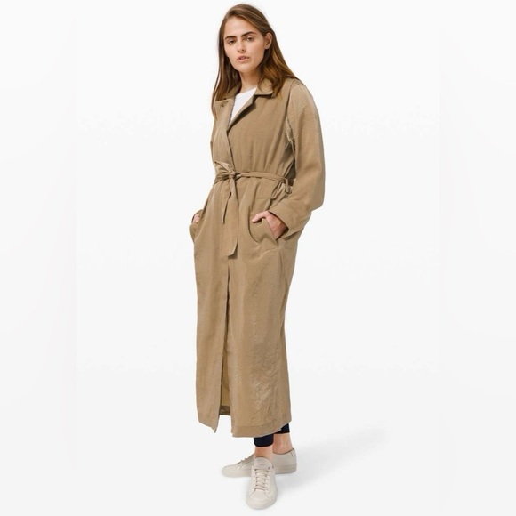 Lululemon Always effortless Trench -frontier -size 6 - Picture 7 of 8